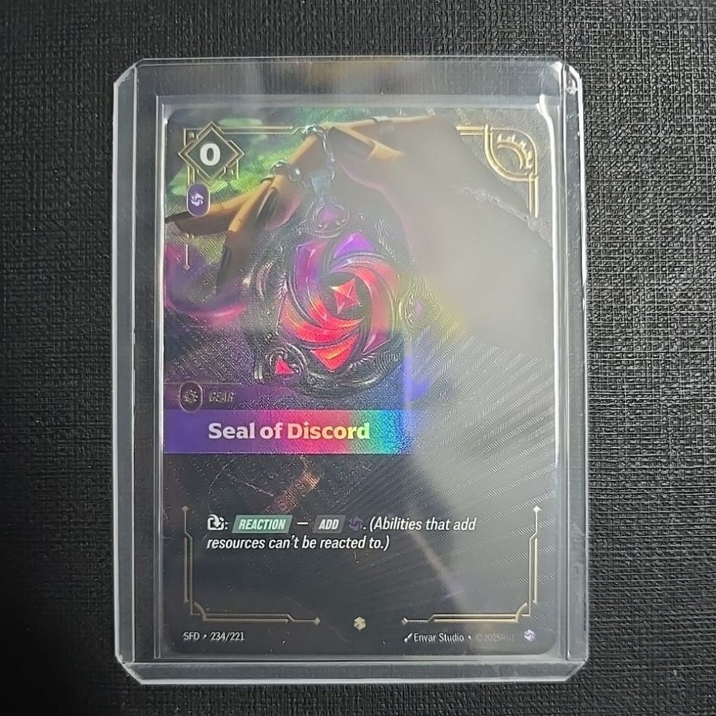 Riftbound Tcg Seal of discord overnumber 234/221 | Shopee Malaysia
