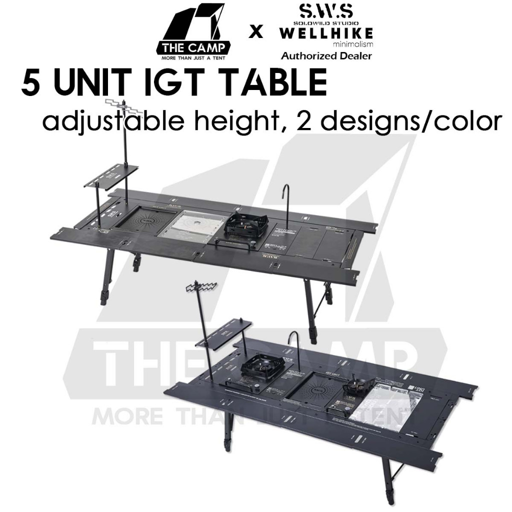 Wellhike SWS 5 Unit IGT Table Adjustable Height Expandable Side