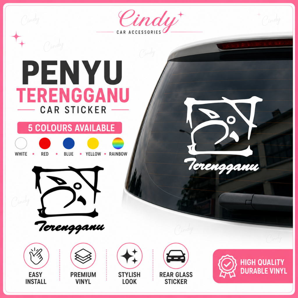 Stiker Kereta Penyu Terengganu Car Sticker | Shopee Malaysia
