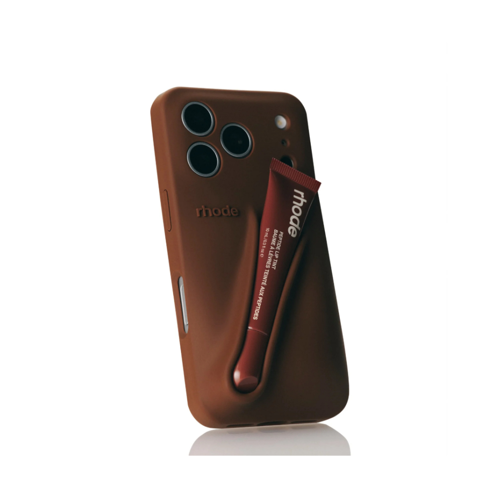 ORIGINAL RHODE Lip Case Snap On Lip Case iPhone Phone Case Grey