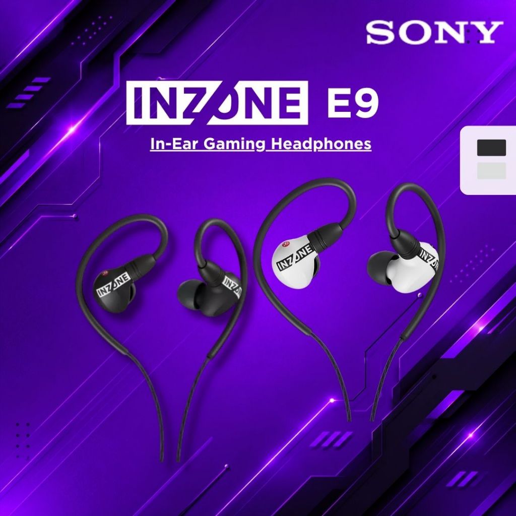 SONY INZONE E9 In-ear Gaming Headphones | Superior Noise Isolation ...