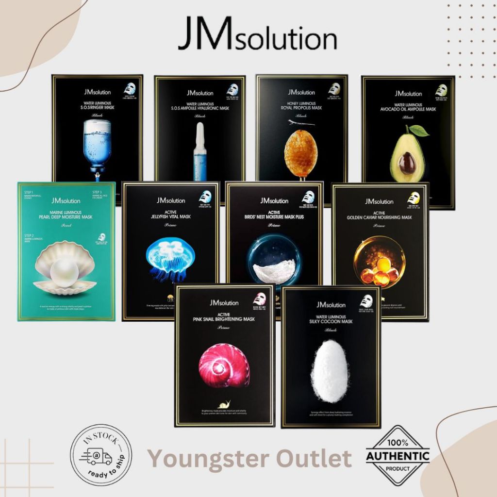 JM Solution Mask Series (Ringer/Hyaluronic/Honey/Avocado) | Shopee Malaysia