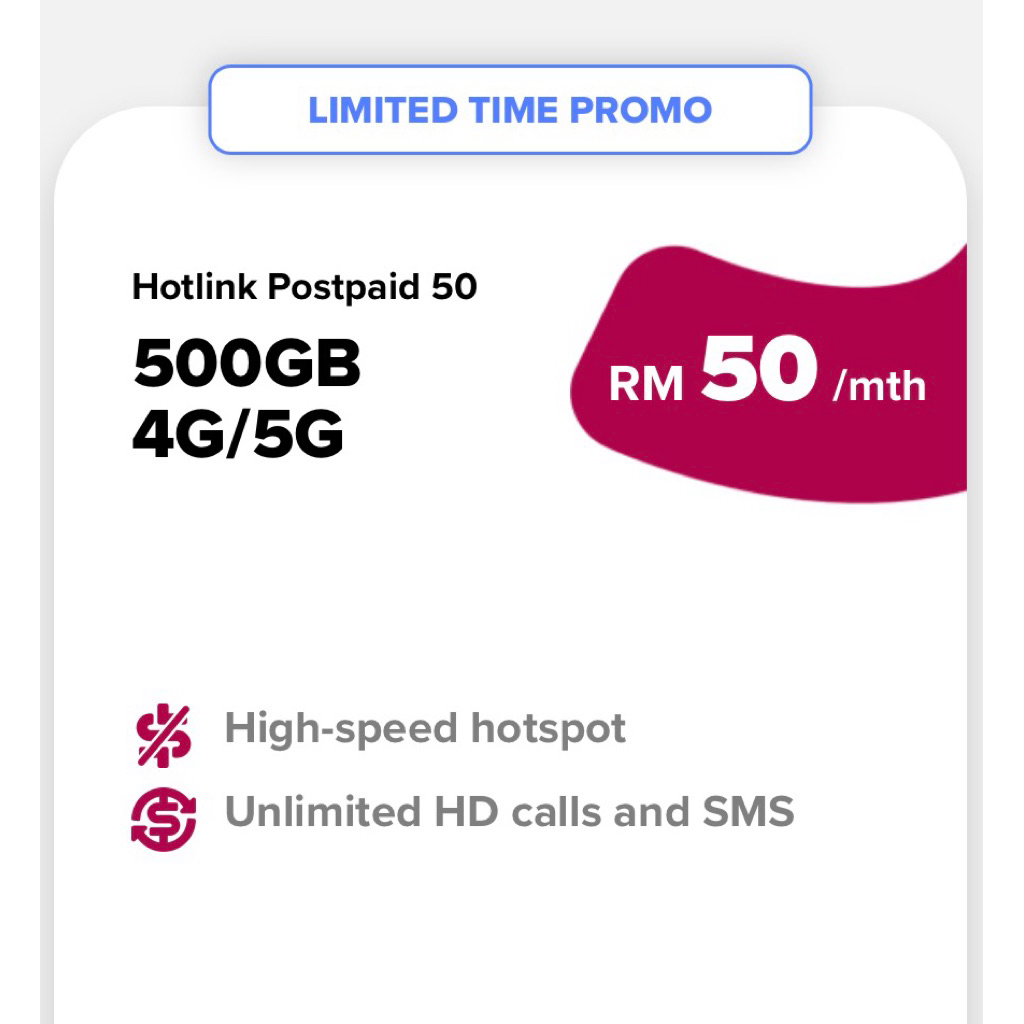 Buy hotlink postpaid Online With Best Price, Jul 2026 | Shopee Malaysia