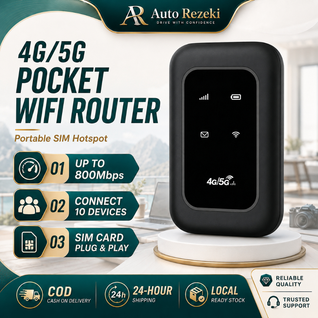5G Router with SIM Card Slot, Wi‑Fi 6 Speed | Shopee MY