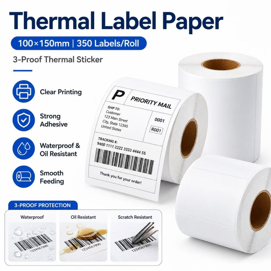 Dempseya A6 Shopee Waybill Thermal Label Paper Shipping Label Courier ...