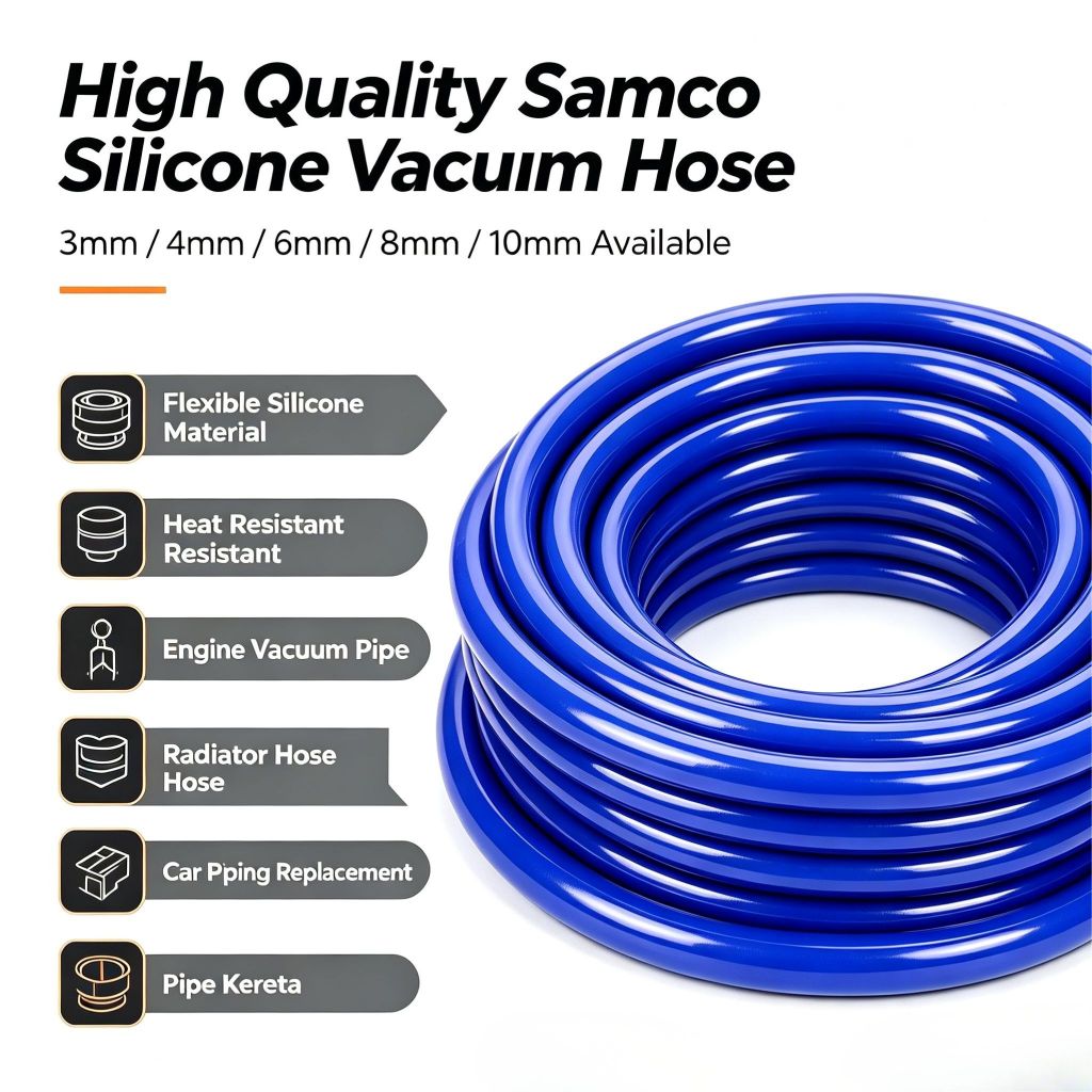High Quality Samco Silicone Vacuum Hose 3mm 4mm 6mm 8mm 10mm Car Engine ...
