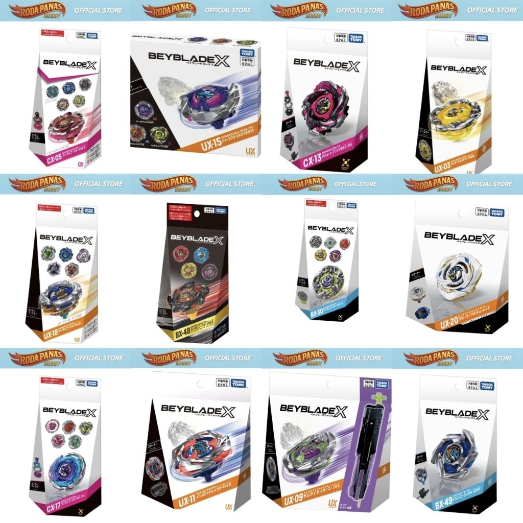 ベイブレードx UX-15 BX-49 CX-14 CX-17 CX-18 Takara Tomy BEYBLADE X UX-15, BX-48, CX-05, CX-13, UX-03, UX-18