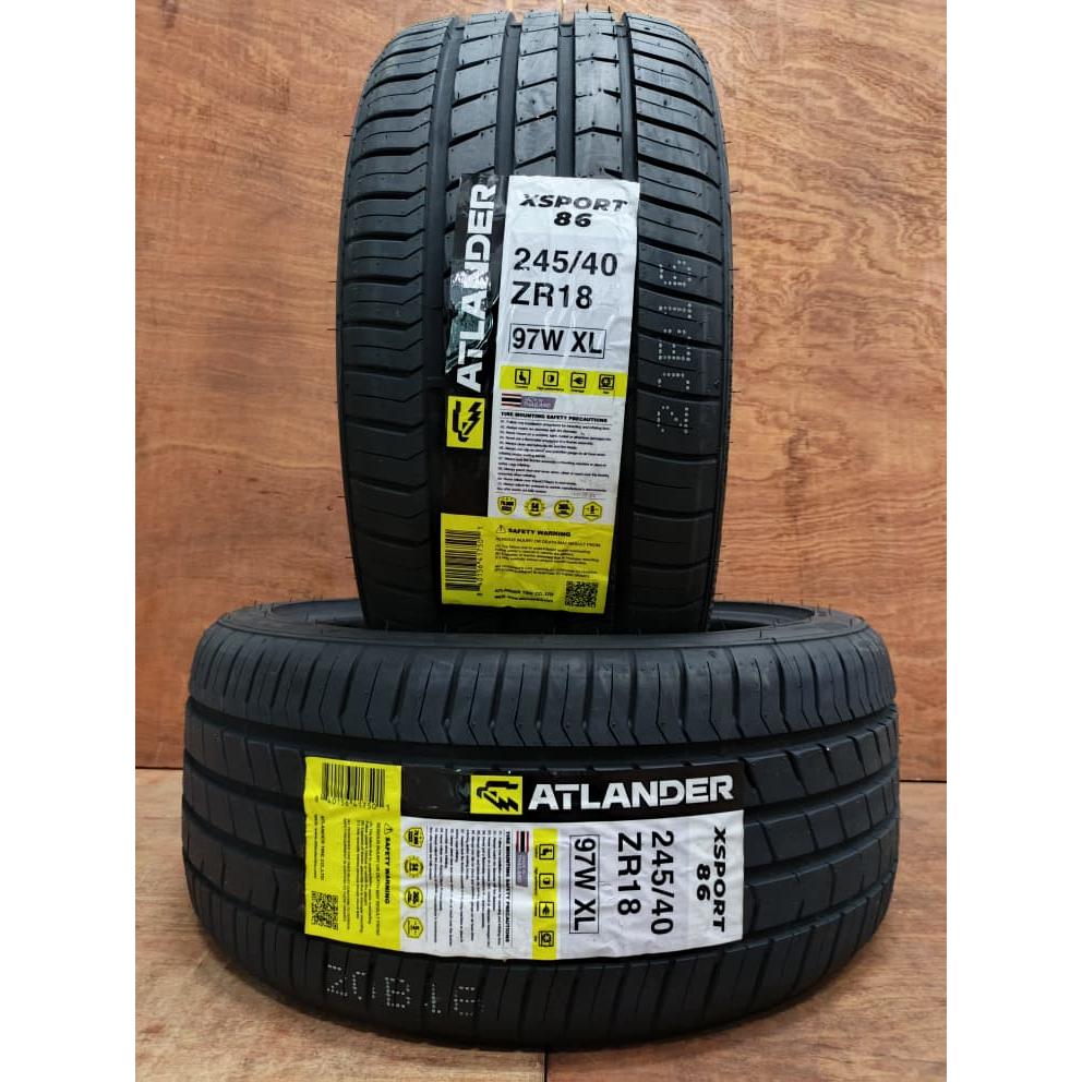 245/40/18 Atlander XSPORT-86 Tayar Thailand 2026 | Shopee Malaysia