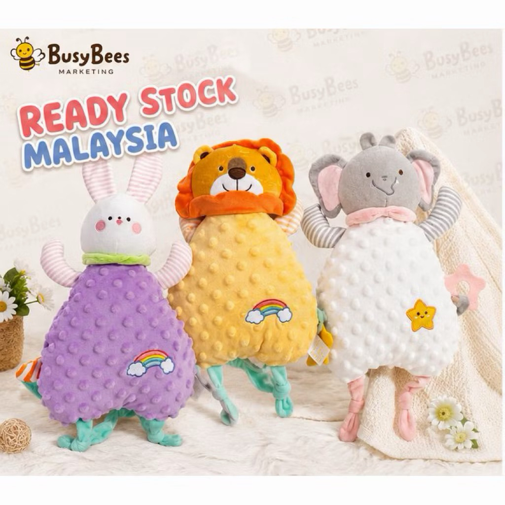 【READY STOCK HARGA TERMURAH】Mainan Selesa Bayi Plush Lembut Dengan ...