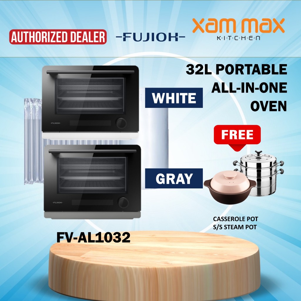 Fujioh - FV-AL1032 W | AL1032GR / All In One Oven / Steam Bake Air Fry ...