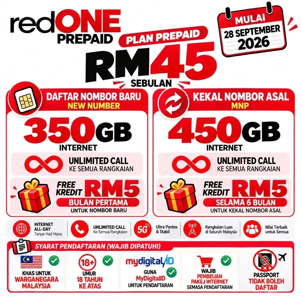 Beli Simkad RedOne