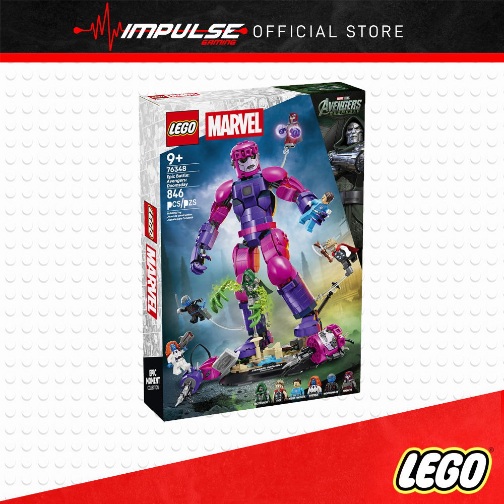 Lego Super Heroes Marvel 76348 Epic Battle: Avengers: Doomsday | Shopee ...