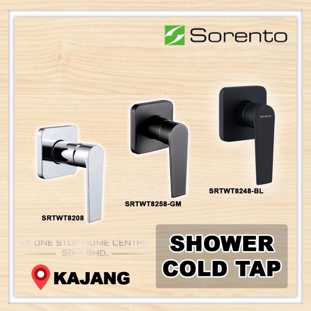 SORENTO Solid Brass Material Concealed Bath & Shower Cold Tap (Matt ...