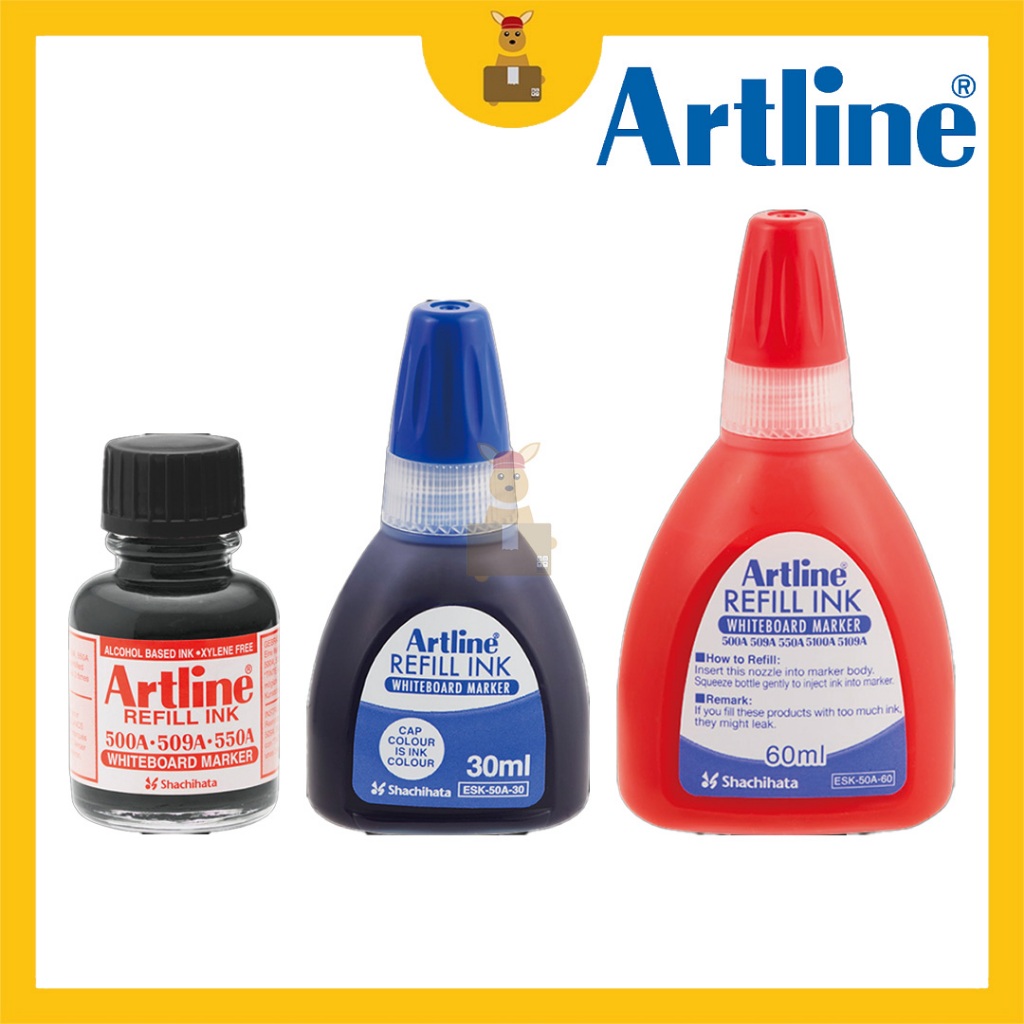 ARTLINE Whiteboard Marker Refill Ink (20ml / 30ml / 60ml) | Shopee Malaysia