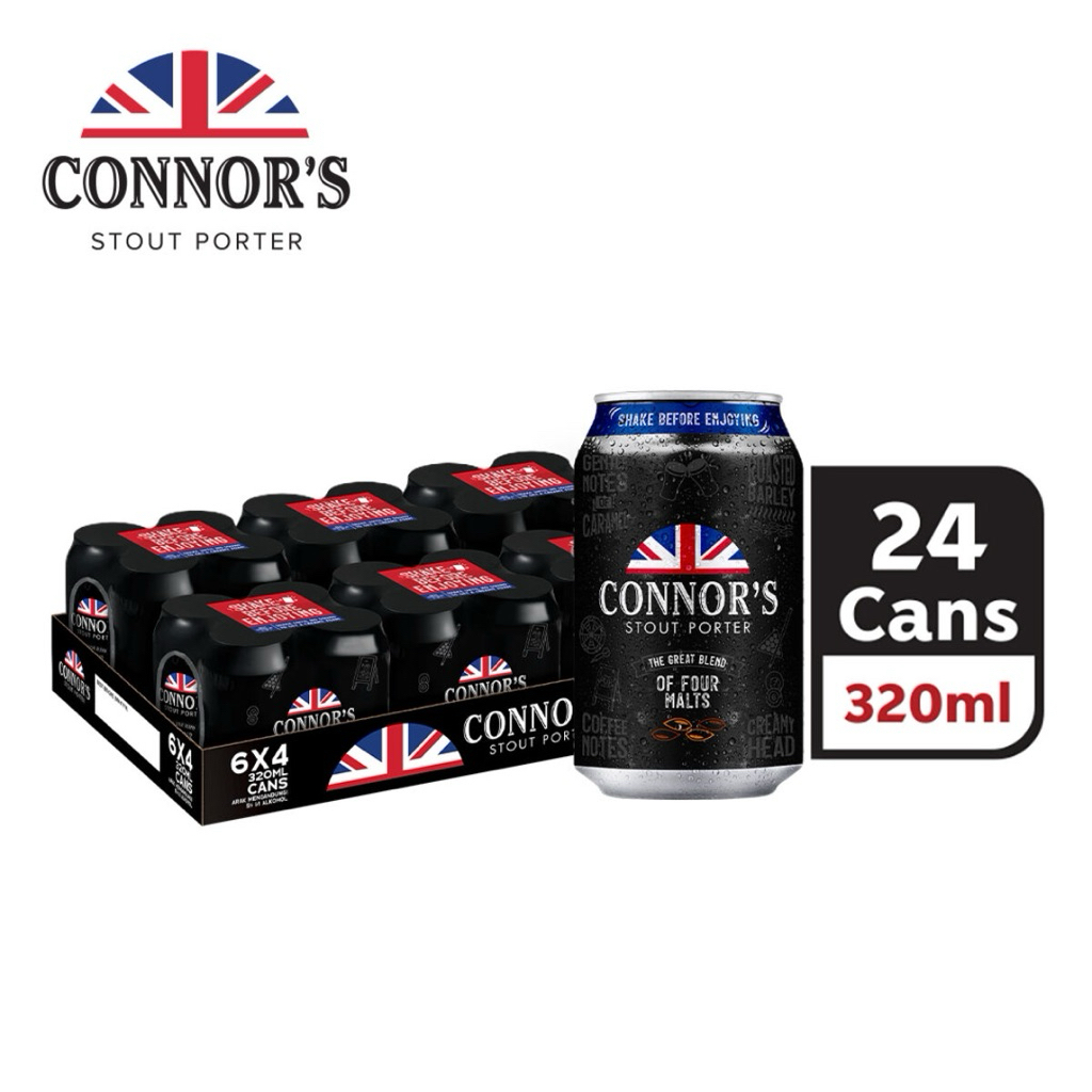 Connor’s Stout Porter Original 320ml*24cans | Shopee Malaysia