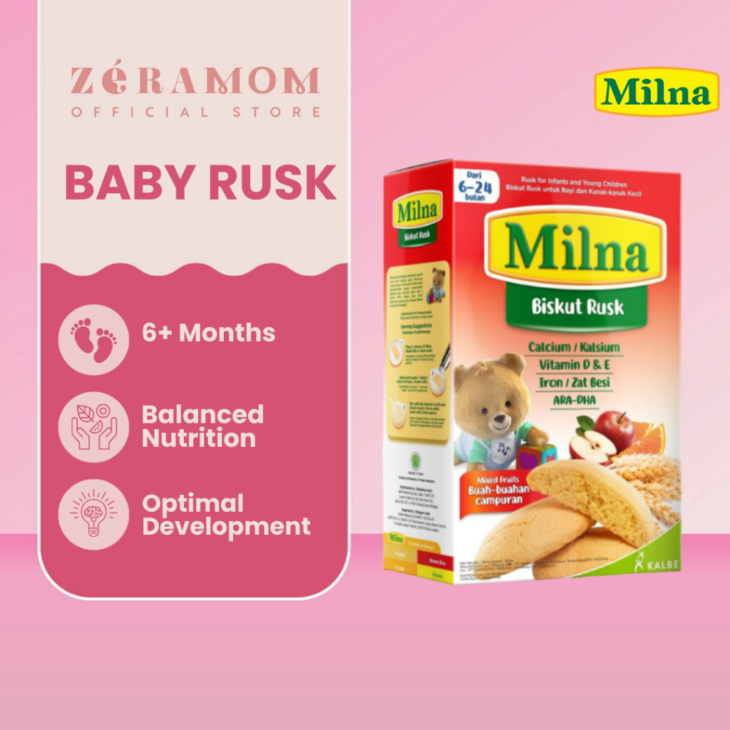 ZÉRA Mom - MILNA Baby Rusk Nutrition Snack For Babies [6 Months ...