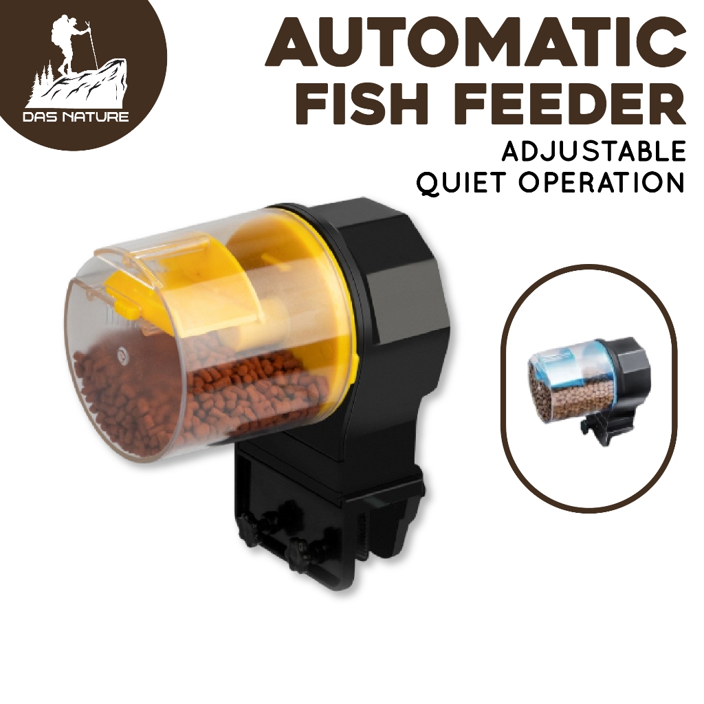 Picture of Automatic Fish Feeder Besar Aquarium Goldfish Smart Timing Auto Feeder ...