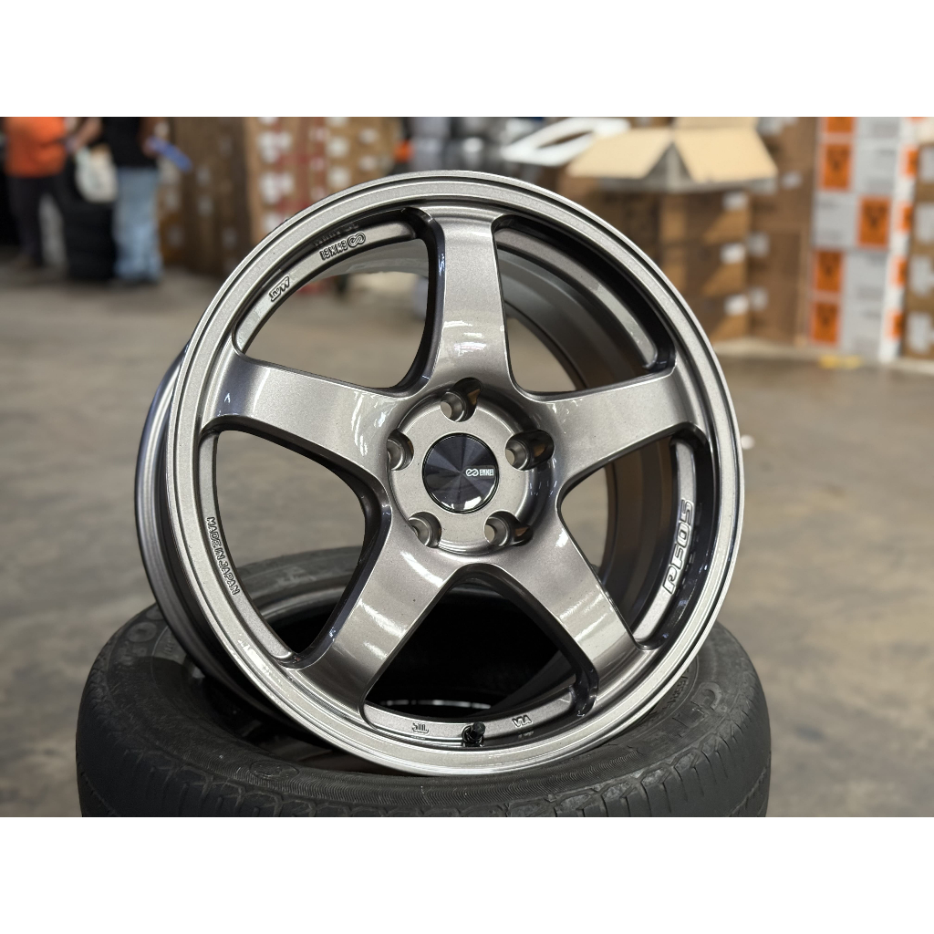 Enkei PF05 17x9 5x100 40mm Offset 75mm Bore Dark Silver Wheel