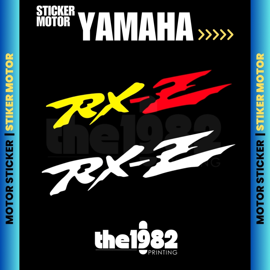 [24 HOURS SHIP] STICKER MOTOR DECAL YAMAHA RXZ | DECAL MOTOR STICKER ...