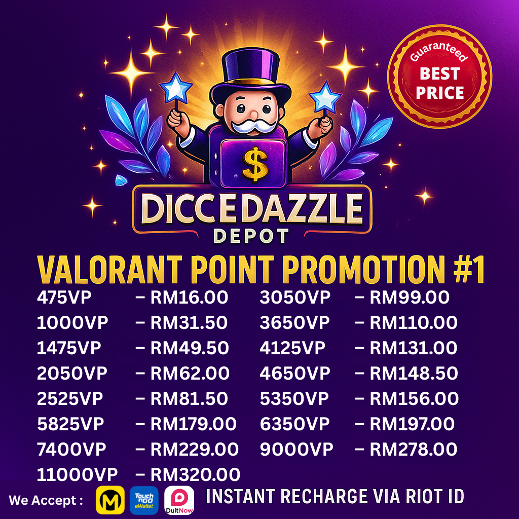 Valorant Points instant top-up and bundles | Shopee Malaysia