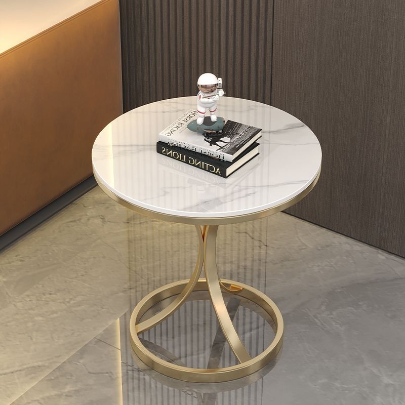 Light Luxury Sofa Side Table Small Coffee Table Rock Board Small Table ...