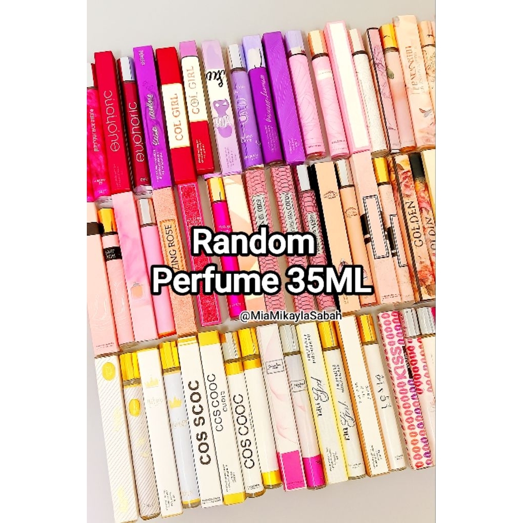 3 PCS Random Perfume 35ml Original 💕 Wangi Tahan Lama! Perfume Murah ...