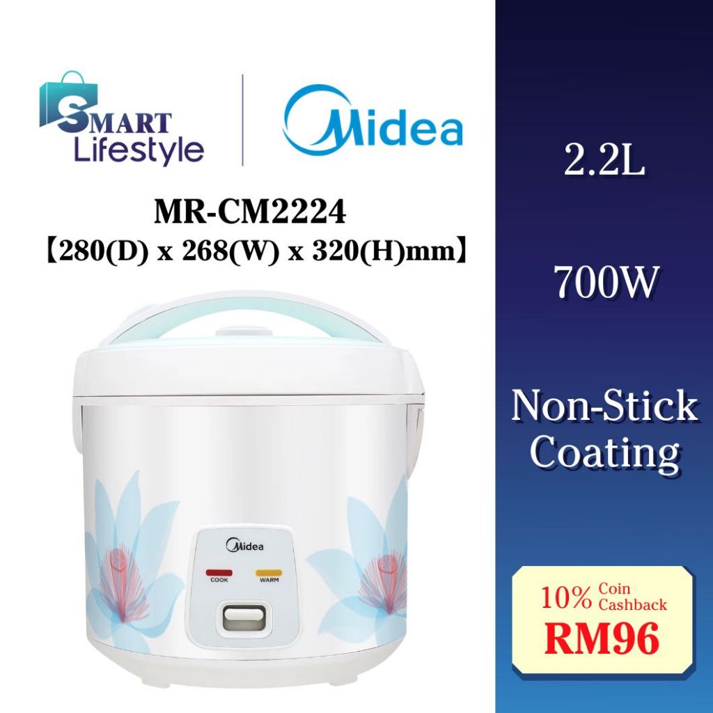 Midea Rice Cooker (2.2L) MR-CM2224 | Shopee Malaysia