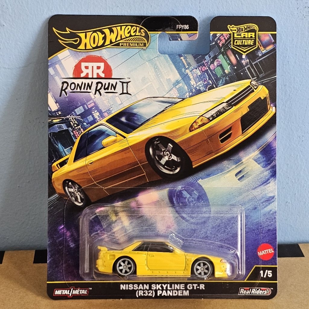 Hot Wheels 2025 Car Culture Ronin Run II Nissan Skyline GTR (R32) Pandem 1/64