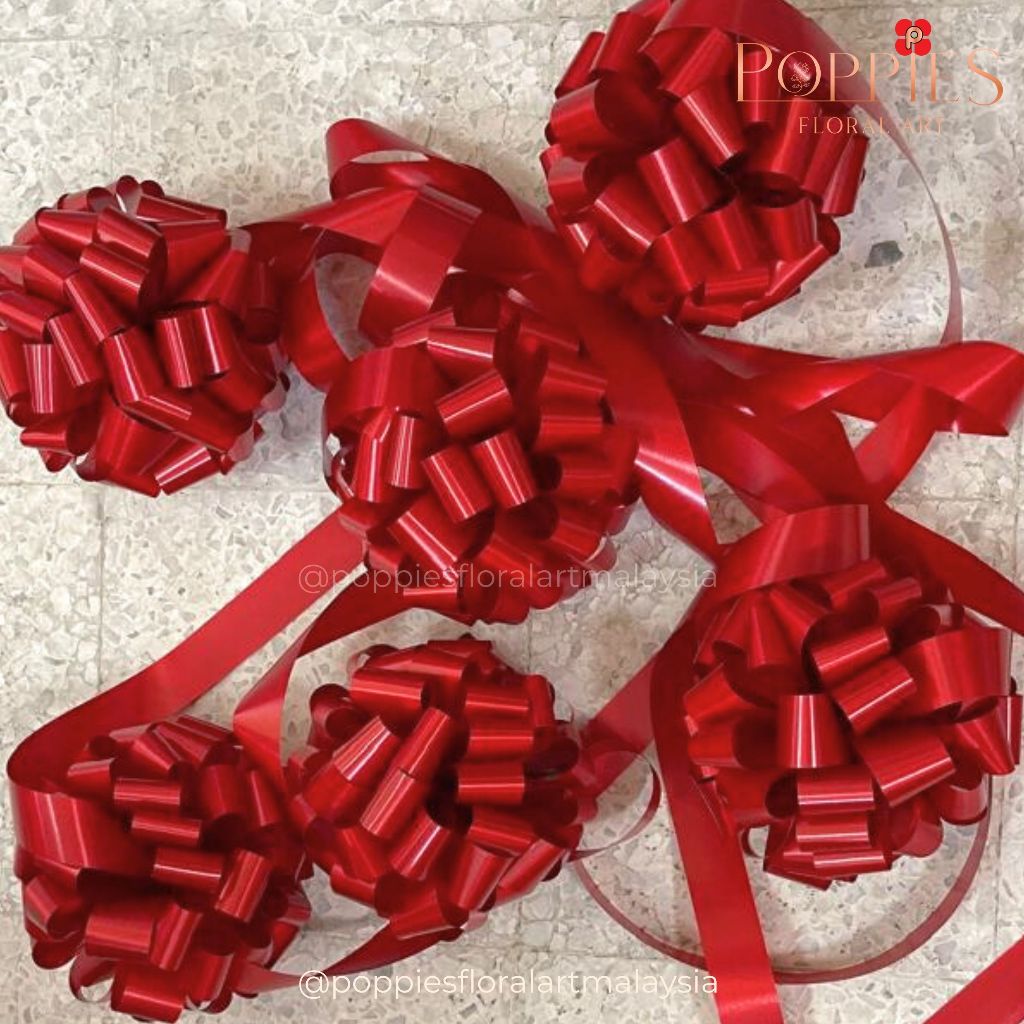 Opening Cutting Ceremony 7inches OPP Ribbon Ball for VIP set 开业开张贵宾剪彩 ...