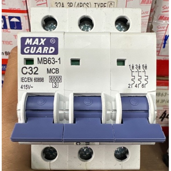 MAXGUARD 32A MCB - OVERLOAD & SHORT CIRCUIT PROTECTION | Shopee Malaysia