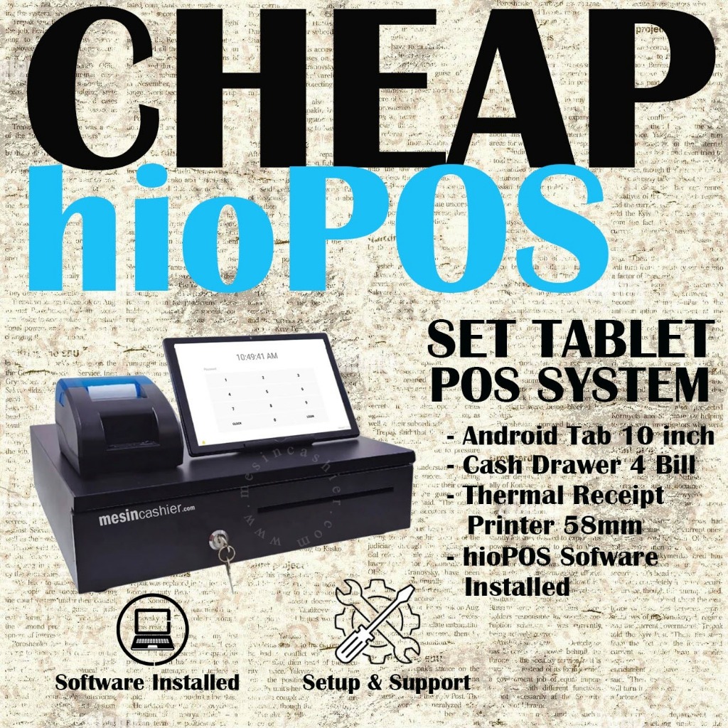 Mesin Cashier POS System Set Printer Tab App | Shopee Malaysia