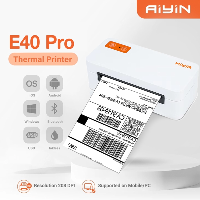 COD Thermal Printer A6 size Bluetooth iOS Android Shipping Label ...