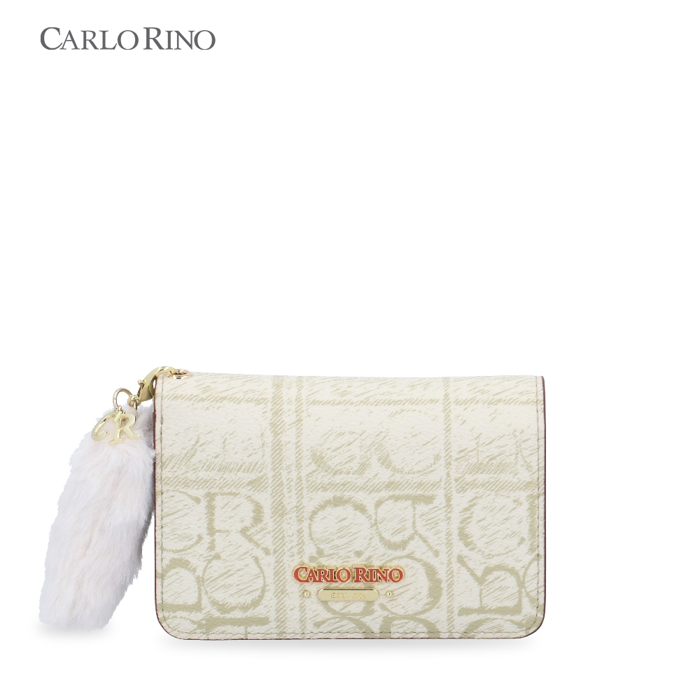 Carlo Rino Carlo GEO Fluffe Short Bi-Fold Wallet - Green | Shopee Malaysia