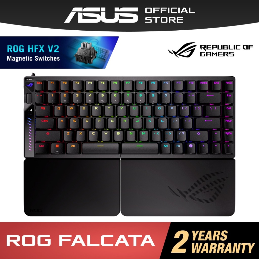 ASUS ROG Falcata Wireless Gaming Keyboard PBT Keycap ROG Speednova 8K ...