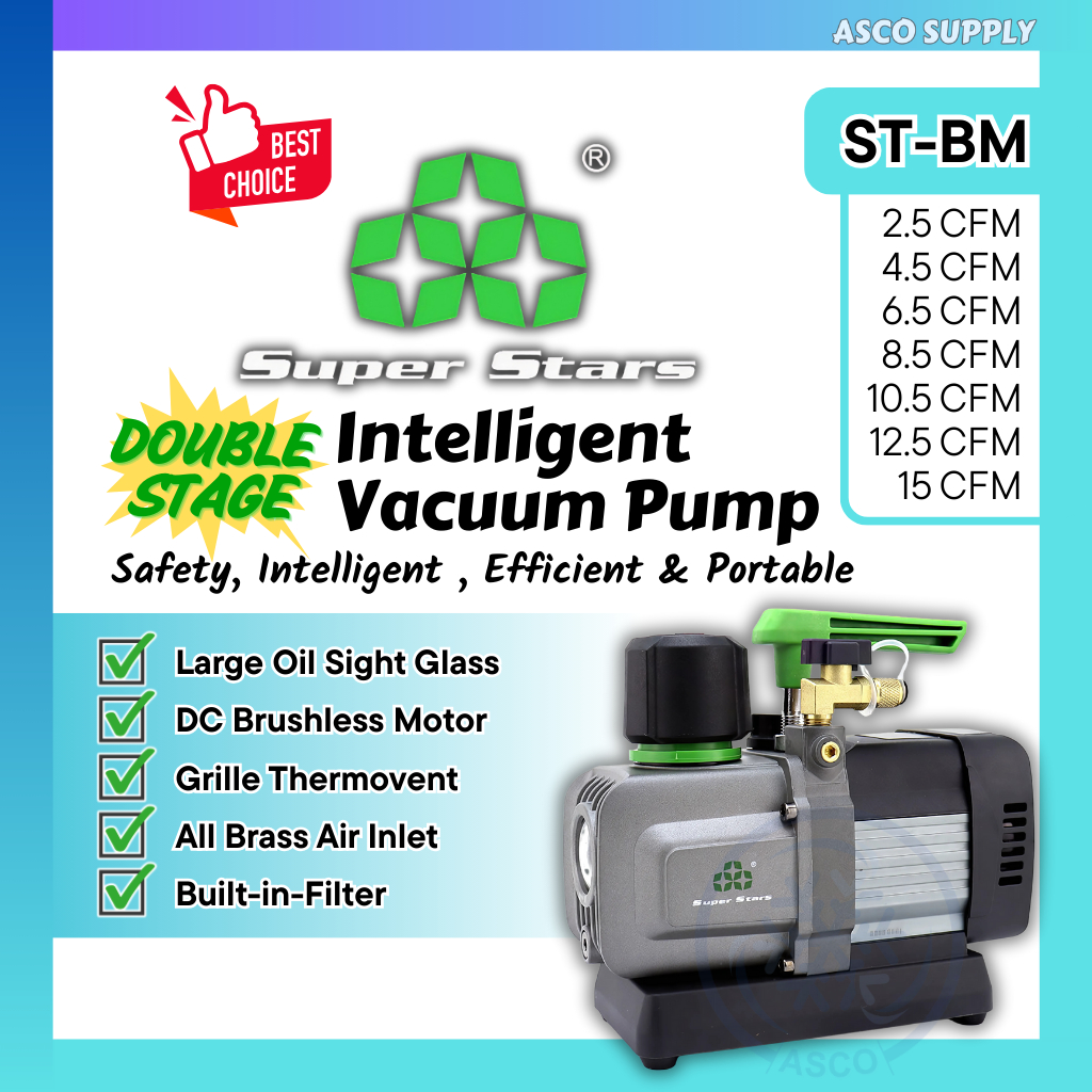 Intelligent Vacuum Pump || Super Stars || Dual / Double Stages || 2 ...