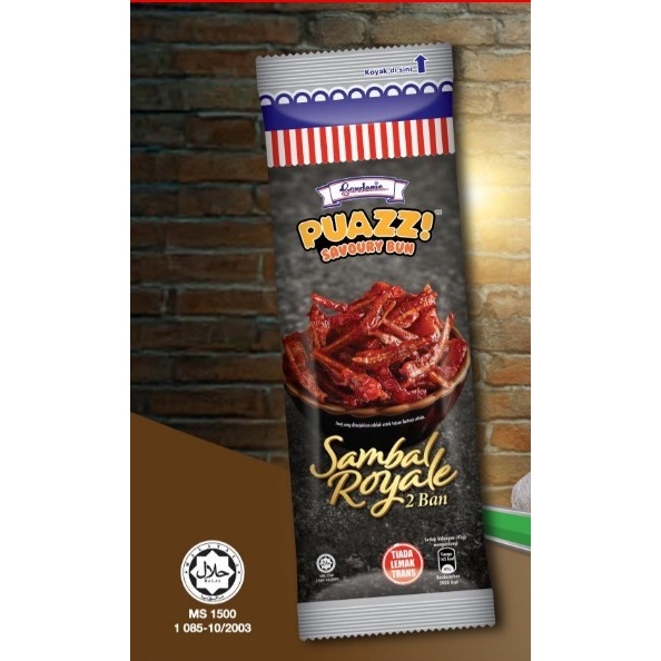 Gardenia Puazz Sambal Royale / Kari Ayam - 2 Ban Bun - Sedap Ikan Bilis ...