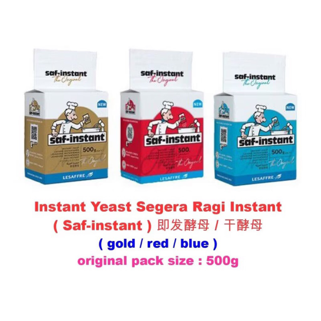 Instant Yeast Segera Ragi Instant 500g ( Saf-instant ) 即发酵母 / 干酵母 (gold ...