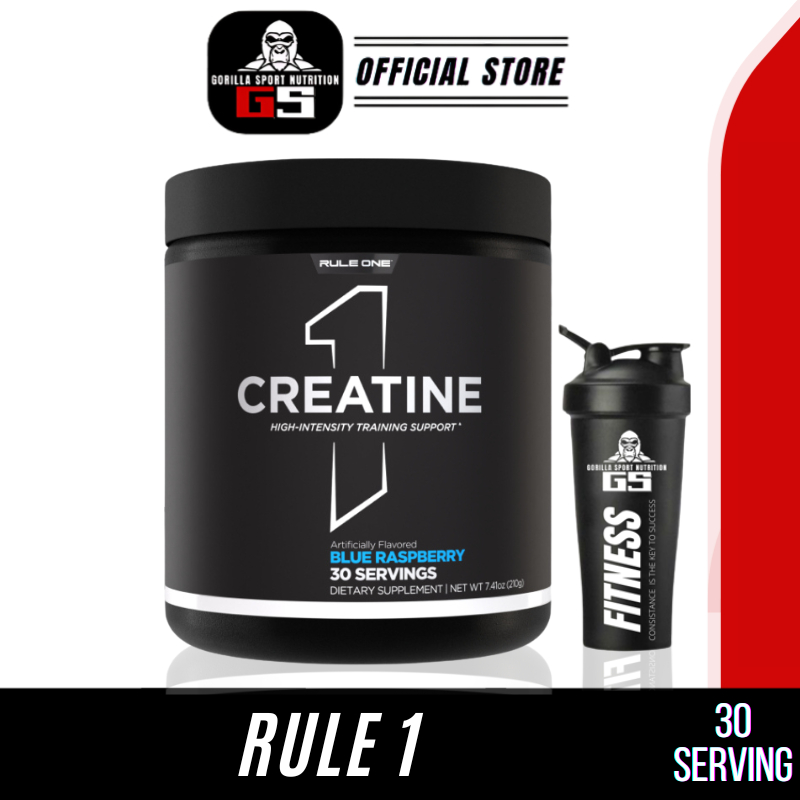 RULE 1 Creatine Monohydrate Unflavored (210g / 30Serving) | Shopee Malaysia