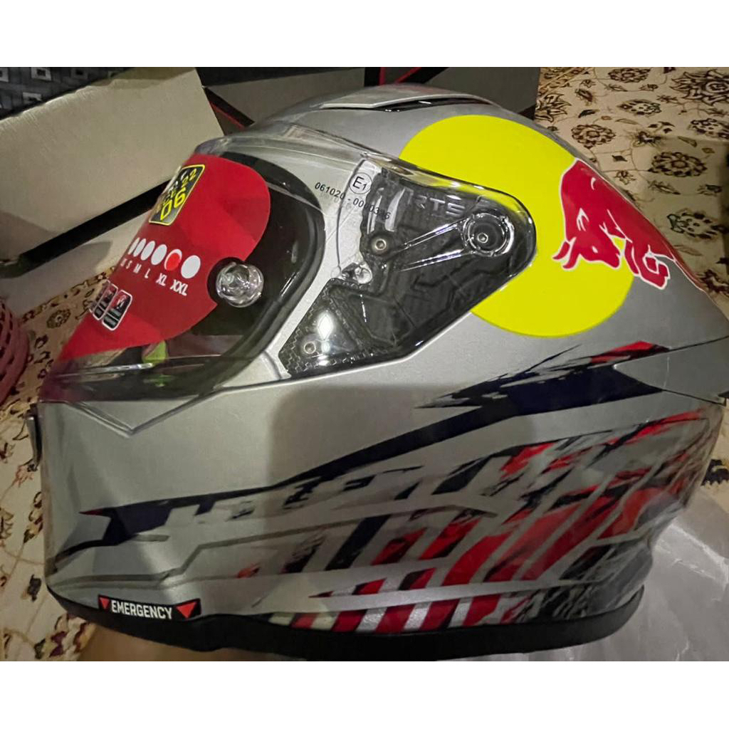 New KYT Redbull Helmet R2R Full Face Limited Edition Rider Racing ...