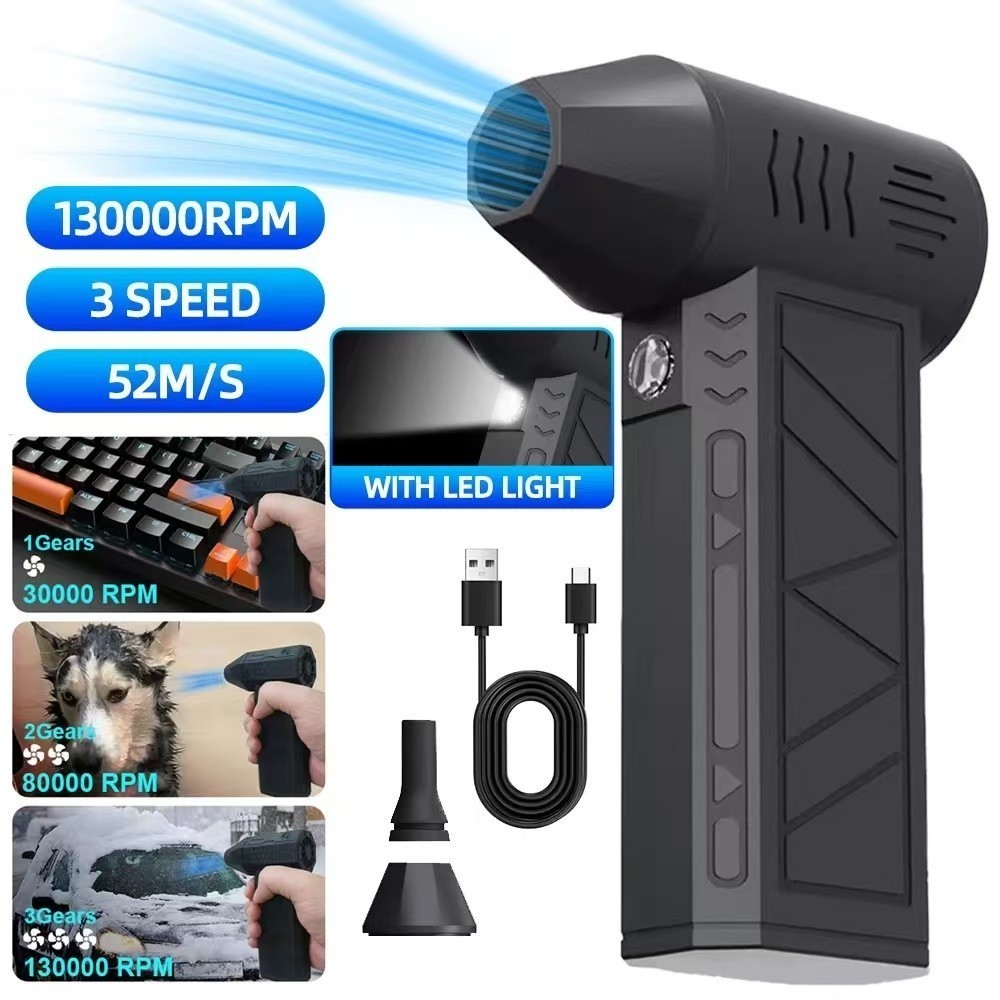 250000RPM Powerful Blower Turbo Violent Fan Mini Turbo Jet Fan 52m/s ...