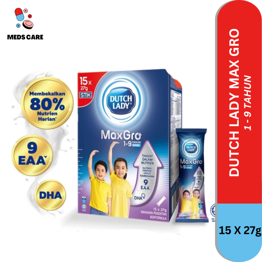 (Fast Delivery) Dutch Lady MaxGro 1-9 years (15 Sachet x 27g) / MaxGro ...