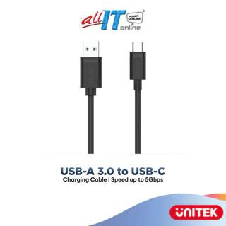 Unitek USB-A 3.0 to USB-C Charging Cable Speed Up to 5Gbps