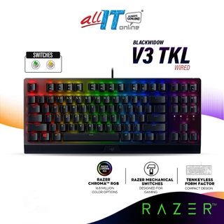 Razer Blackwidow V3 TKL Tenkeyless Wired Gaming Keyboard | TKL | Chroma RGB | 80 Million Keystroke Lifespan | Mechanical