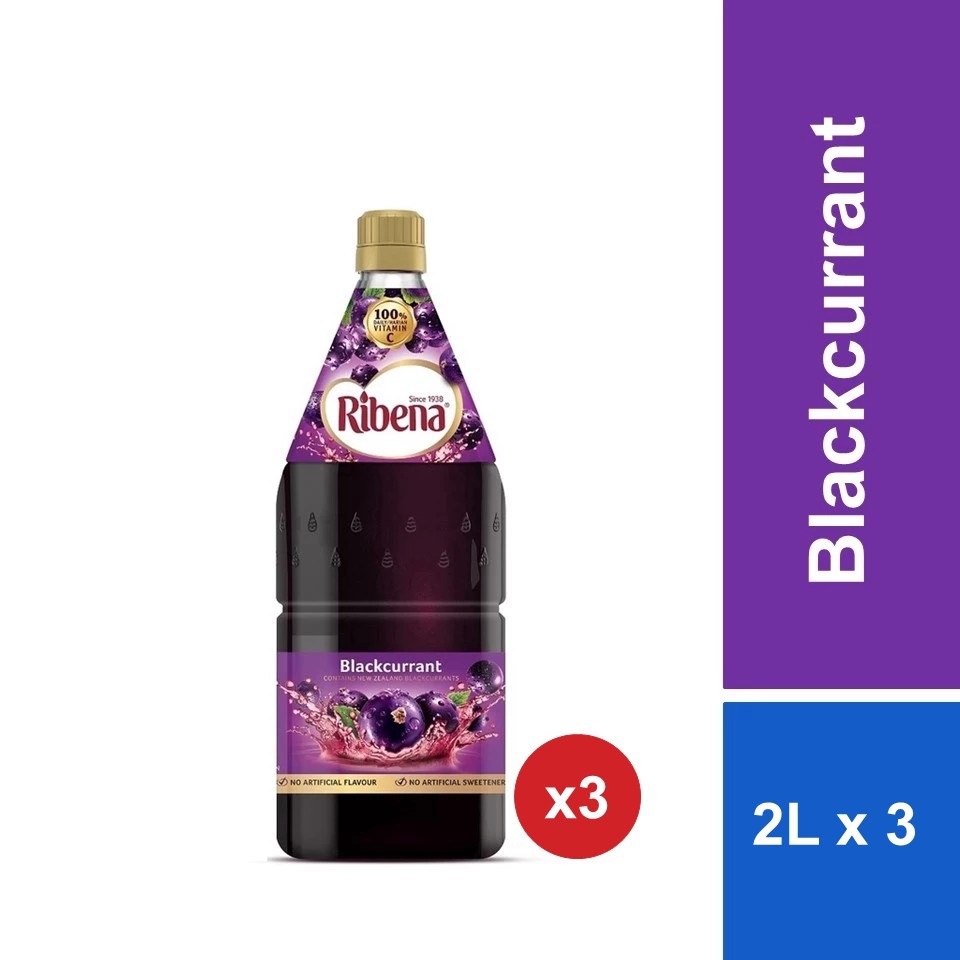 [Bundle of 3] Ribena Concentrate Regular 2L | Shopee Malaysia