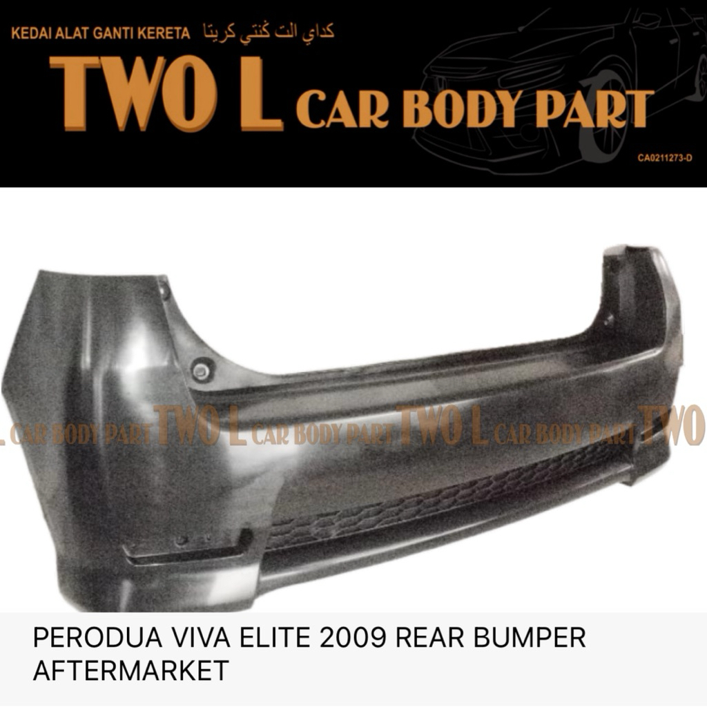 perodua viva elite rear bumper belakang oem pp material | Shopee Malaysia
