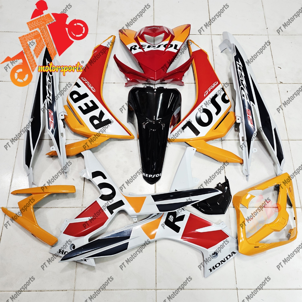 Honda Dash 125 Fi Dash V4 Dash 5 Repsol Oem Cover Set Sekali Stripe ...