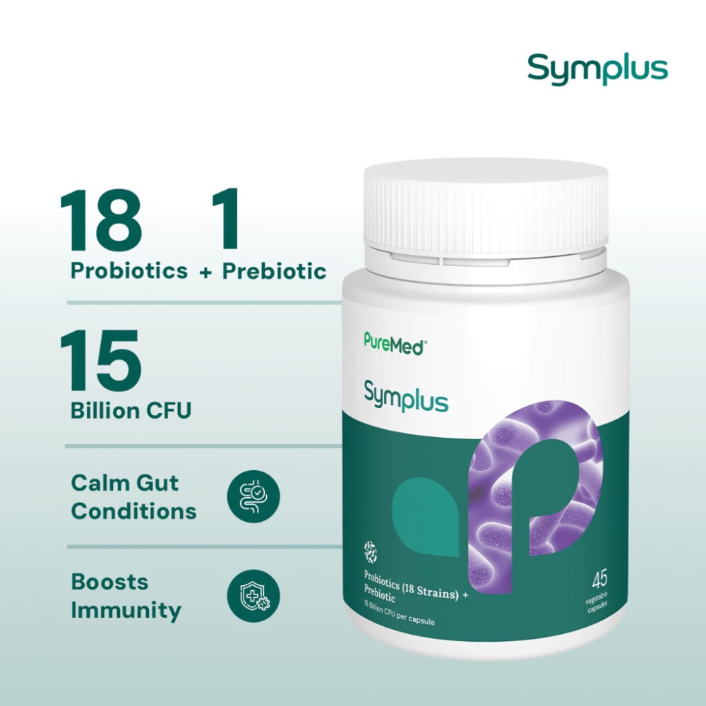 【buy 3 free 1】EXP 06 2027 PUREMED SYMPLUS PREBIOTICS 45'S jl fara kurus ...