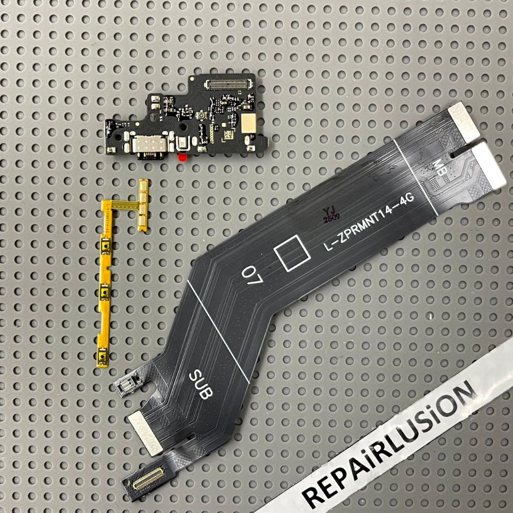 REDMI NOTE 14 4G CHARGING PLUG IN BOARD MAIN POWER ON OFF VOLUME FLEX ...