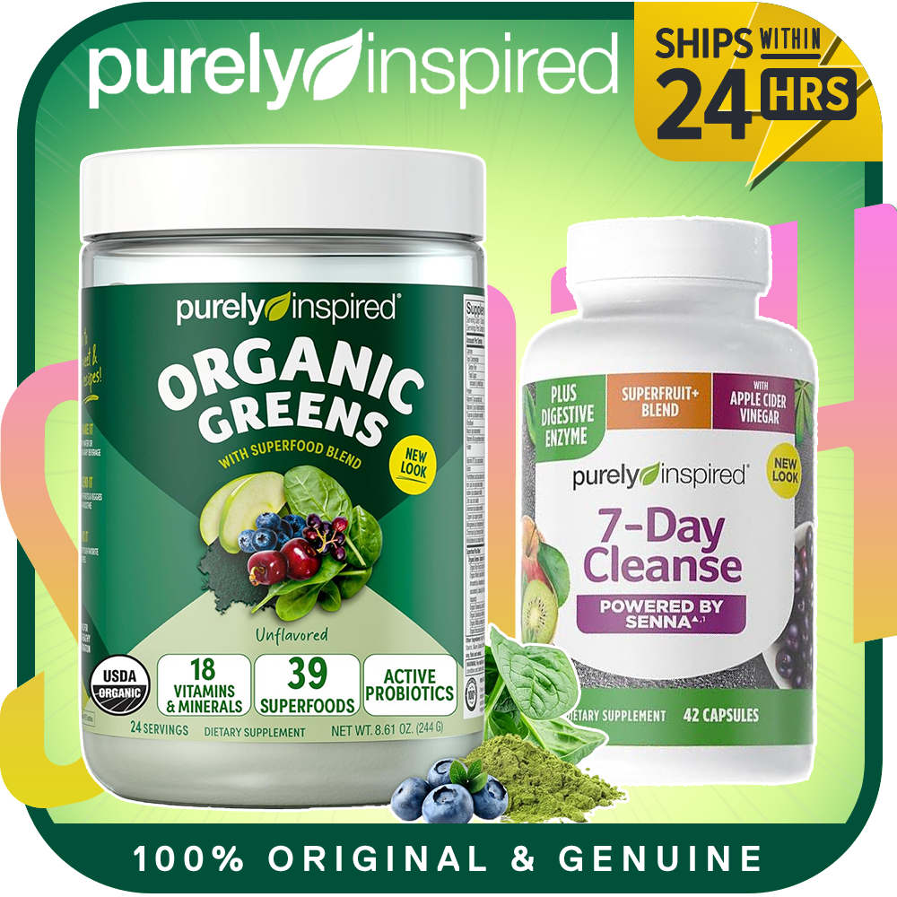 Genuine Purely Inspired Organic Greens Powder Superfood Smoothie Mix