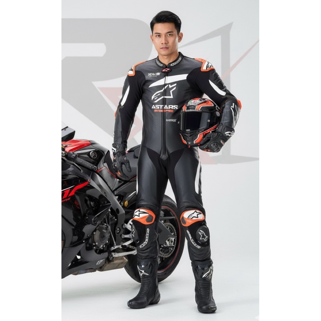 Gp Pro Motorcycle Motorbike Leather Racing Suit (Premium Quantity ...